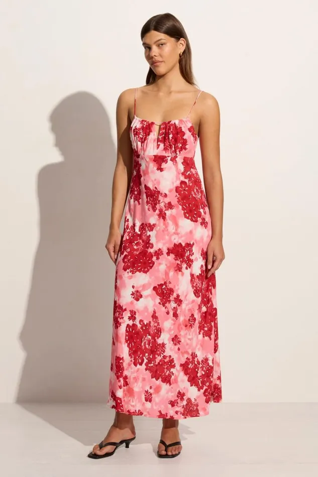 Faithfull The Brand Midi Dresses San Paolo Midi Dress Rosella Floral 8211 Final Sale 8211 Women Faithfull The Brand Midi Dresses San Paolo Midi Dress Rosella Floral 8211 Final Sale 8211 Women