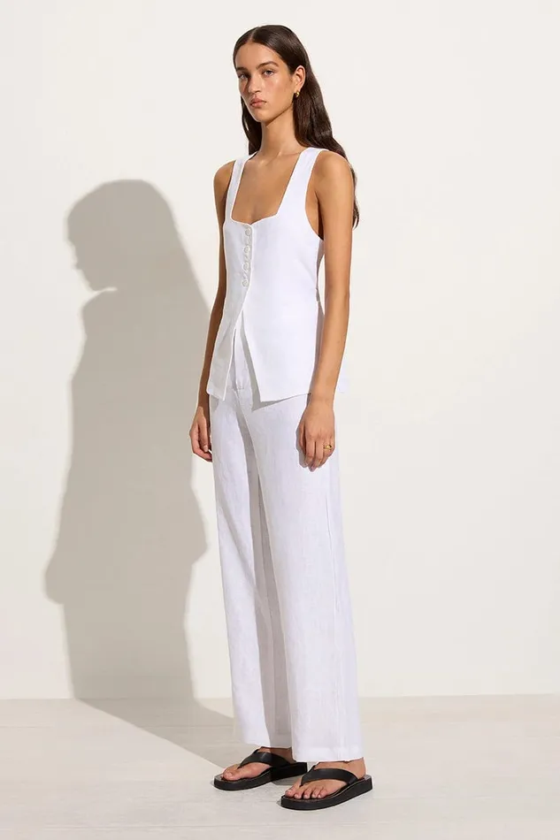 Faithfull The Brand Pants Isotta Pant White 8211 Women Faithfull The Brand Pants Isotta Pant White 8211 Women