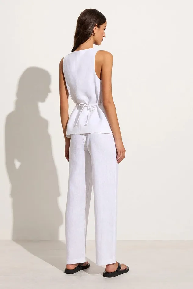 Faithfull The Brand Pants Isotta Pant White 8211 Women Faithfull The Brand Pants Isotta Pant White 8211 Women