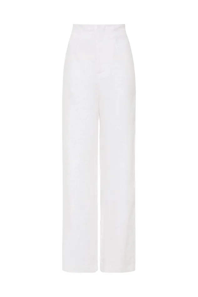 Faithfull The Brand Pants Isotta Pant White 8211 Women Faithfull The Brand Pants Isotta Pant White 8211 Women