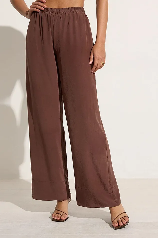 Faithfull The Brand Pants Monforte Pant Tobacco 8211 Final Sale 8211 Women Faithfull The Brand Pants Monforte Pant Tobacco 8211 Final Sale 8211 Women