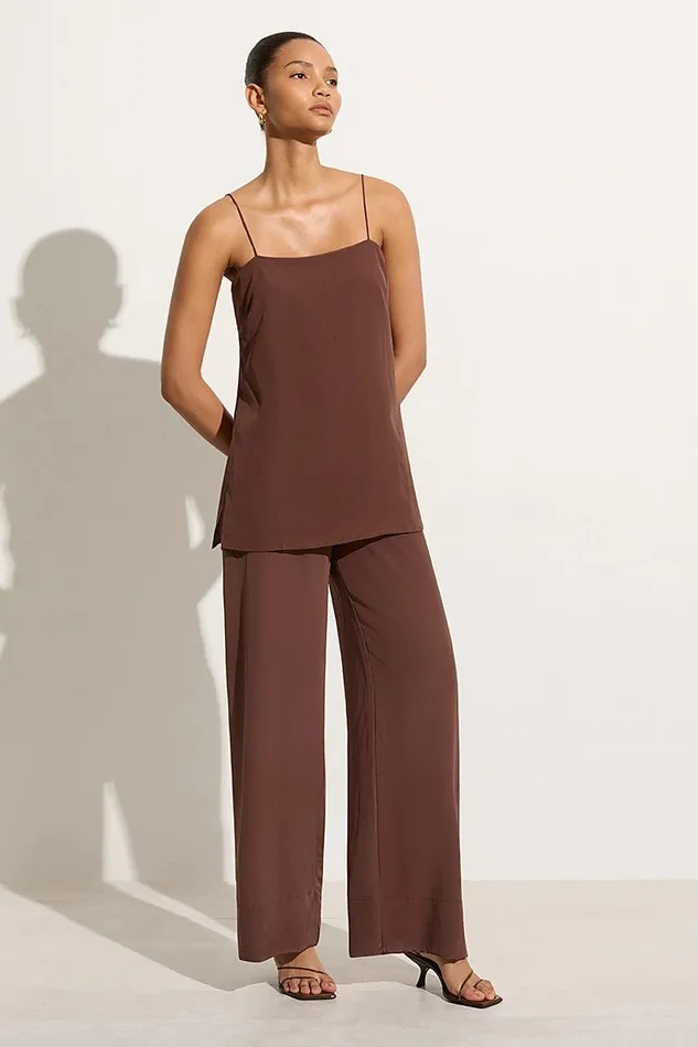 Faithfull The Brand Pants Monforte Pant Tobacco 8211 Final Sale 8211 Women Faithfull The Brand Pants Monforte Pant Tobacco 8211 Final Sale 8211 Women