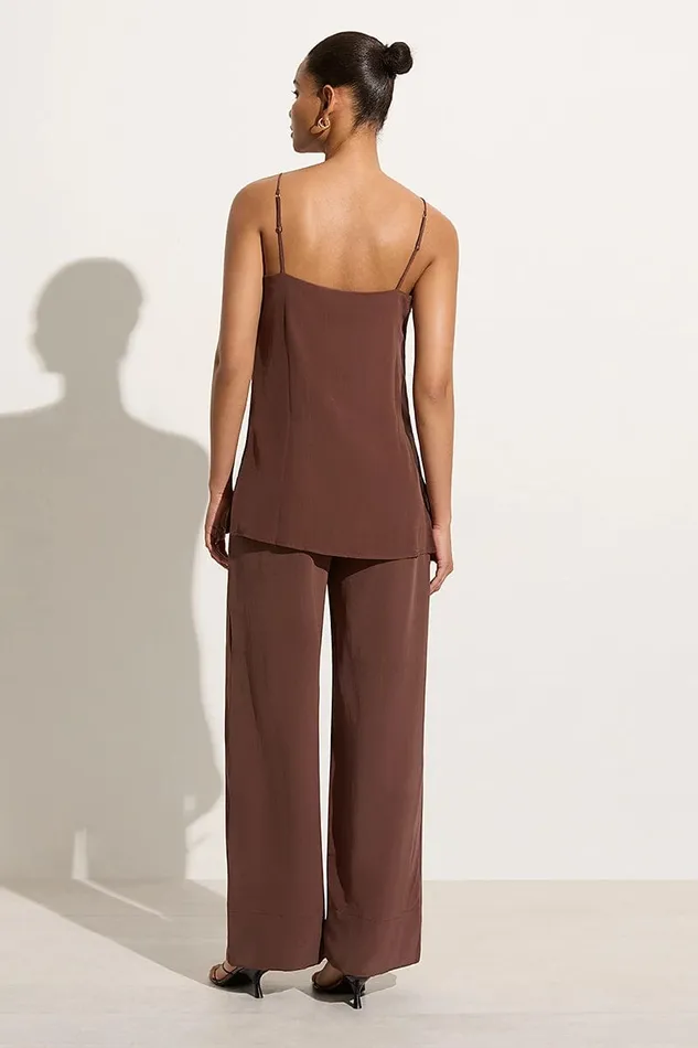 Faithfull The Brand Pants Monforte Pant Tobacco 8211 Final Sale 8211 Women Faithfull The Brand Pants Monforte Pant Tobacco 8211 Final Sale 8211 Women