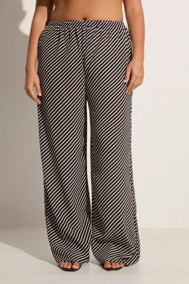 Faithfull The Brand Pants Monforte Pant Toscano Stripe Black 8211 Women Faithfull The Brand Pants Monforte Pant Toscano Stripe Black 8211 Women