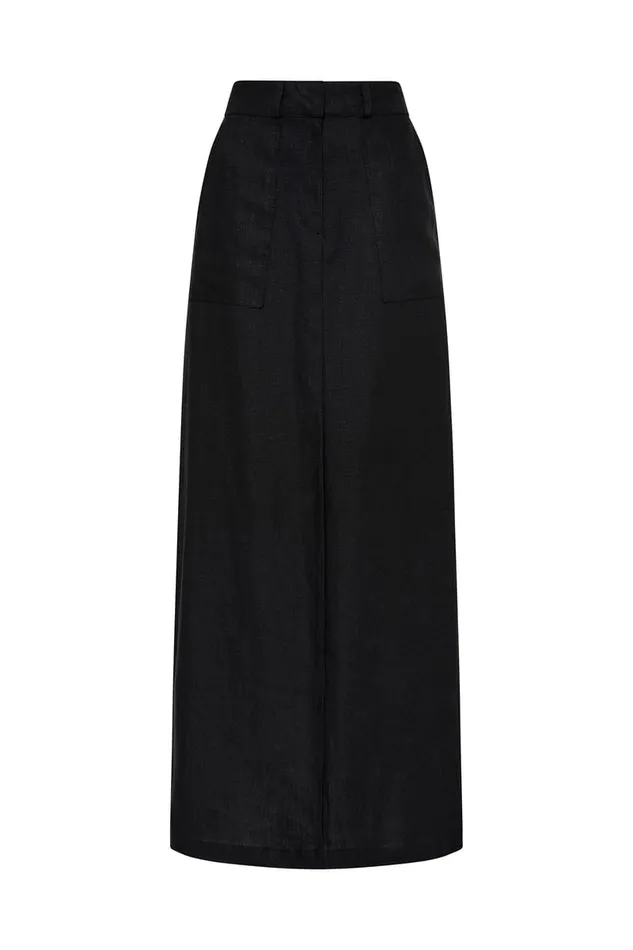 Faithfull The Brand Skirts and Shorts Amreli Maxi Skirt Black 8211 Final Sale 8211 Women Faithfull The Brand Skirts and Shorts Amreli Maxi Skirt Black 8211 Final Sale 8211 Women