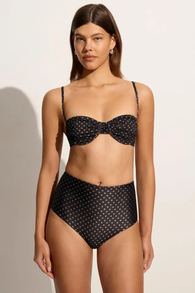 Faithfull The Brand Swim Reyes Bikini Bottoms Ludovica Polka Dot 8211 Final Sale 8211 Women Faithfull The Brand Swim Reyes Bikini Bottoms Ludovica Polka Dot 8211 Final Sale 8211 Women