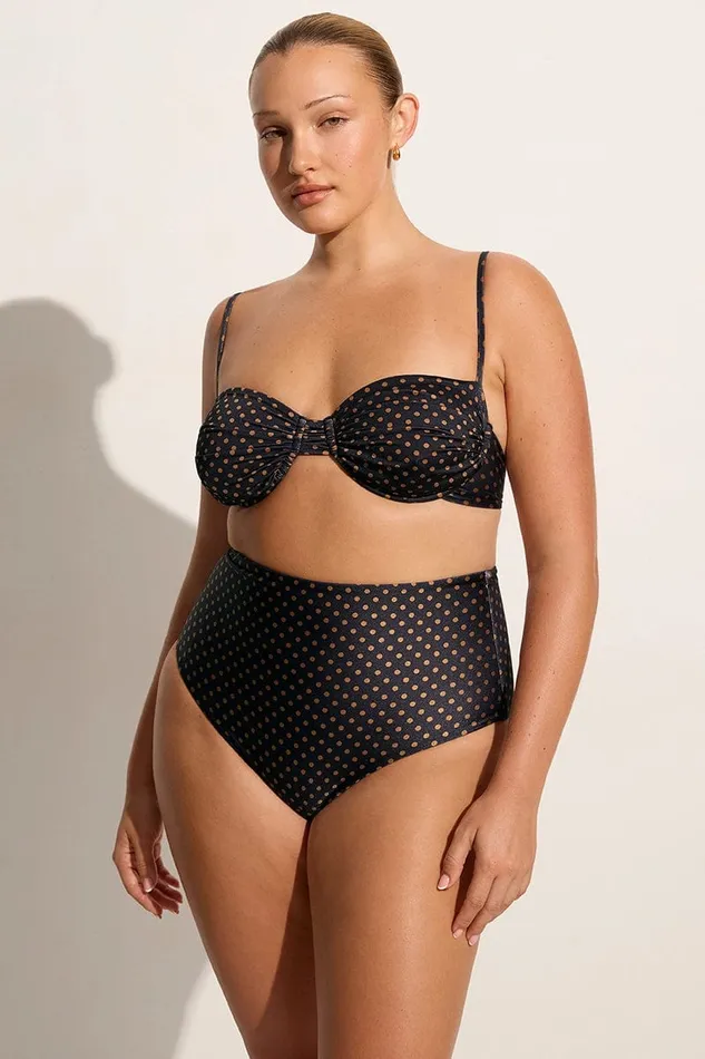 Faithfull The Brand Swim Reyes Bikini Bottoms Ludovica Polka Dot 8211 Final Sale 8211 Women Faithfull The Brand Swim Reyes Bikini Bottoms Ludovica Polka Dot 8211 Final Sale 8211 Women