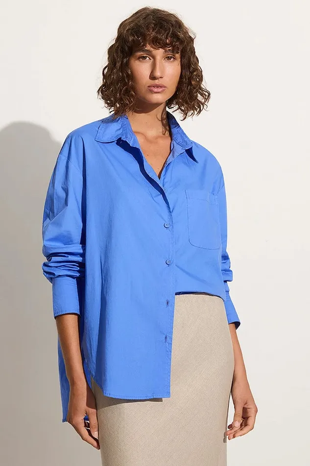 Faithfull The Brand Tops Mirabella Shirt Oceania 8211 Final Sale 8211 Women