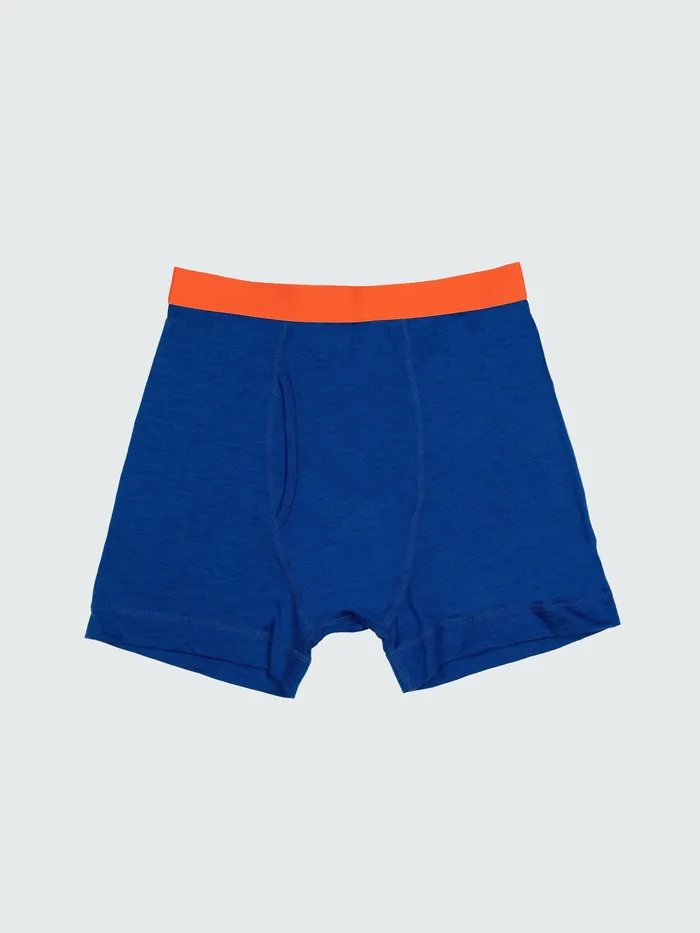 Finisterre Base Layers and Underwear Men Eddy 20 Merino Wool Boxers Atlanticflame