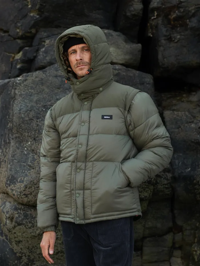 Finisterre Jackets and Coats Men Stratos Modular Jacket Olive