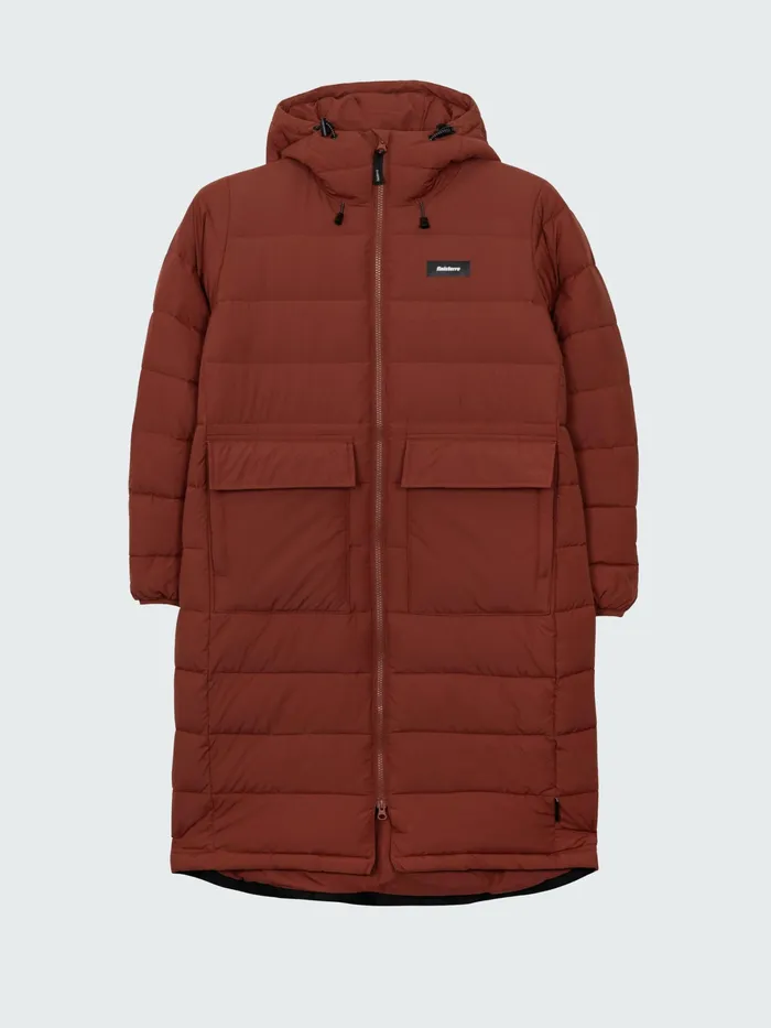Finisterre Jackets and Coats Women Elara Coat Dark Rosewood