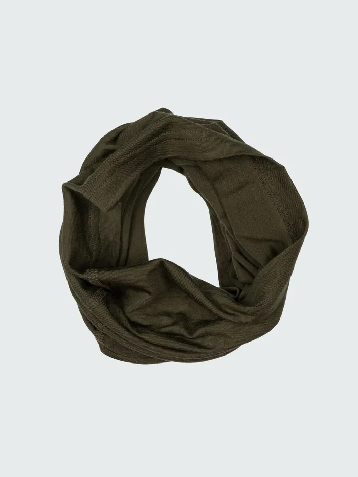 Finisterre Outdoor Accessories MenWomen Eddy 20 Merino Neck Warmer Olive
