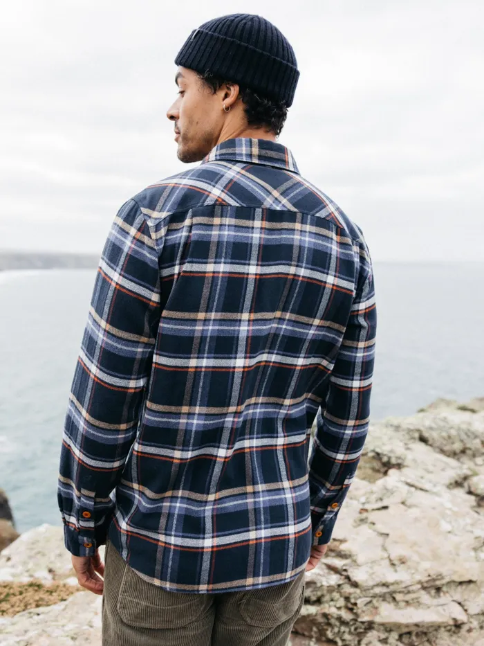 Finisterre Shirts Men Beardsmore Shirt Coastal Fjord Check