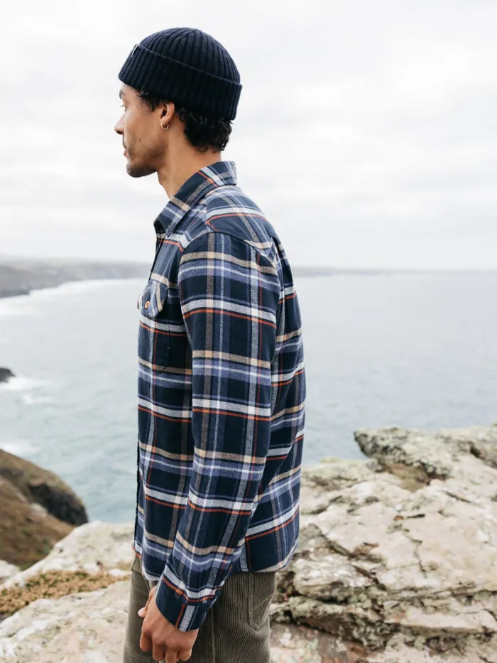 Finisterre Shirts Men Beardsmore Shirt Coastal Fjord Check