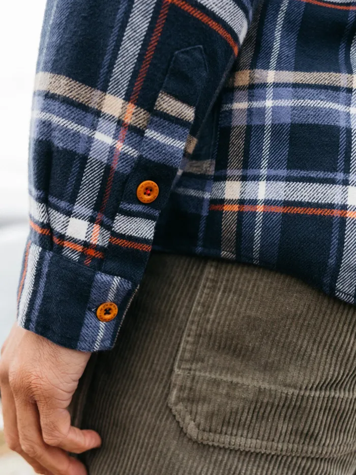 Finisterre Shirts Men Beardsmore Shirt Coastal Fjord Check