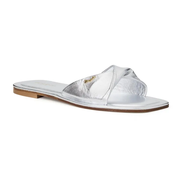 FRANCIS 8211 SILVER Women Bruno Magli Sandals and Slides