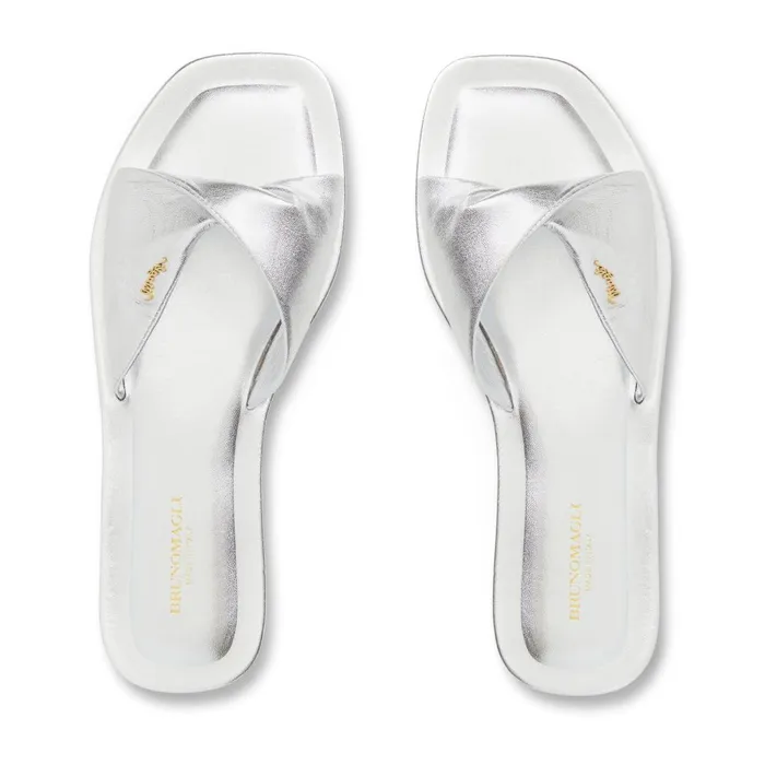 FRANCIS 8211 SILVER Women Bruno Magli Sandals and Slides