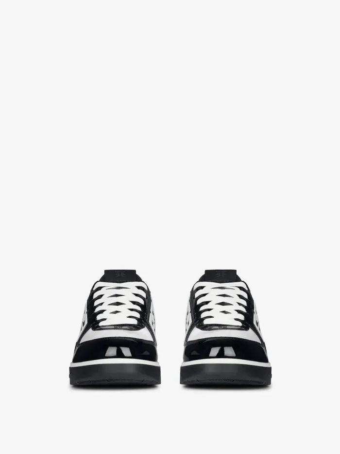 G4 Sneakers In Patent Leather Blackwhite Men Givenchy G4