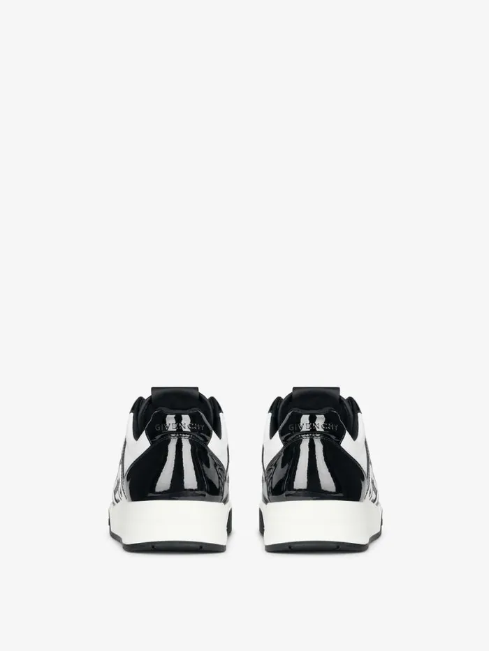 G4 Sneakers In Patent Leather Blackwhite Men Givenchy G4