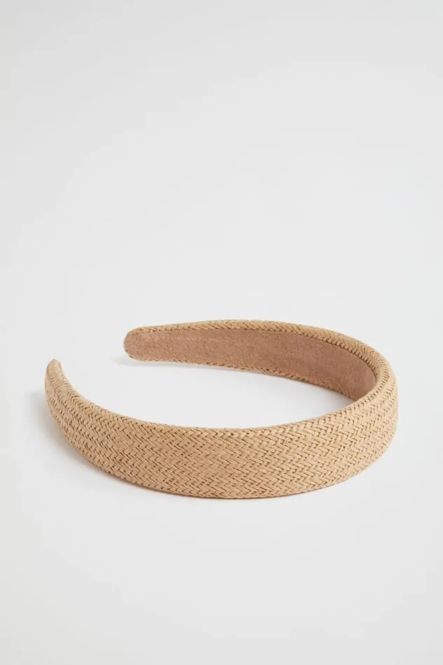 Hair Accessories Woman Seed Heritage Cross Weave Headband Soft Wheat