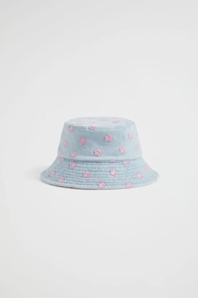 Hats and Caps Baby Seed Heritage Flower Emb Sun Hat Multi