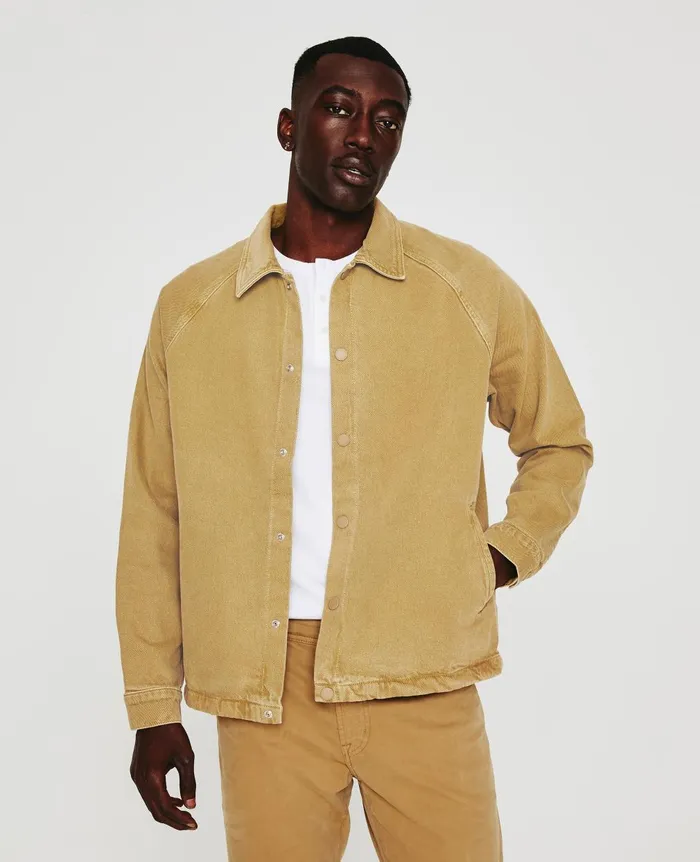 Hayden Jacket Sulfur Vintage Khaki Men AG Jeans Jackets