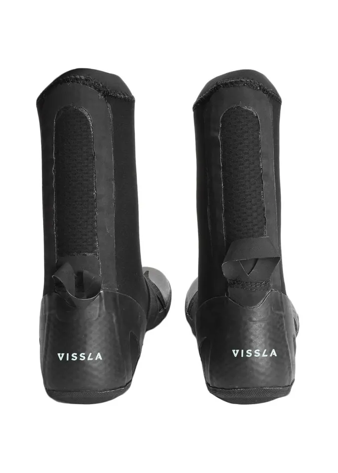 High Seas 3Mm Split Toe Wetsuit Bootie Black Men Vissla Wetsuits
