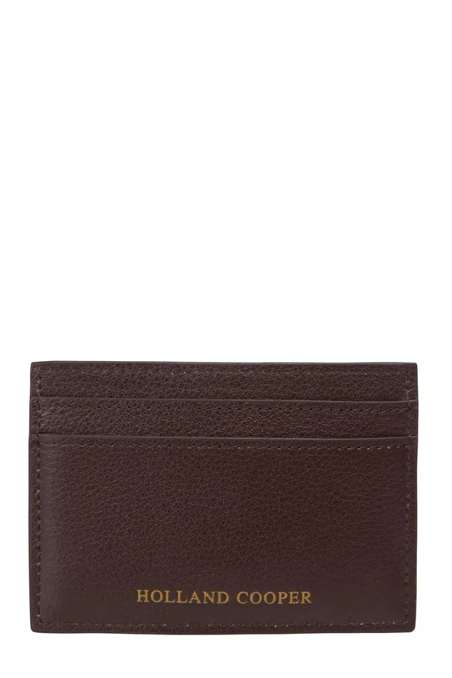 Holland Cooper Chelsea Card Holder Brown Herringbone Women Small Leather Goods Holland Cooper Chelsea Card Holder Brown Herringbone Women Small Leather Goods
