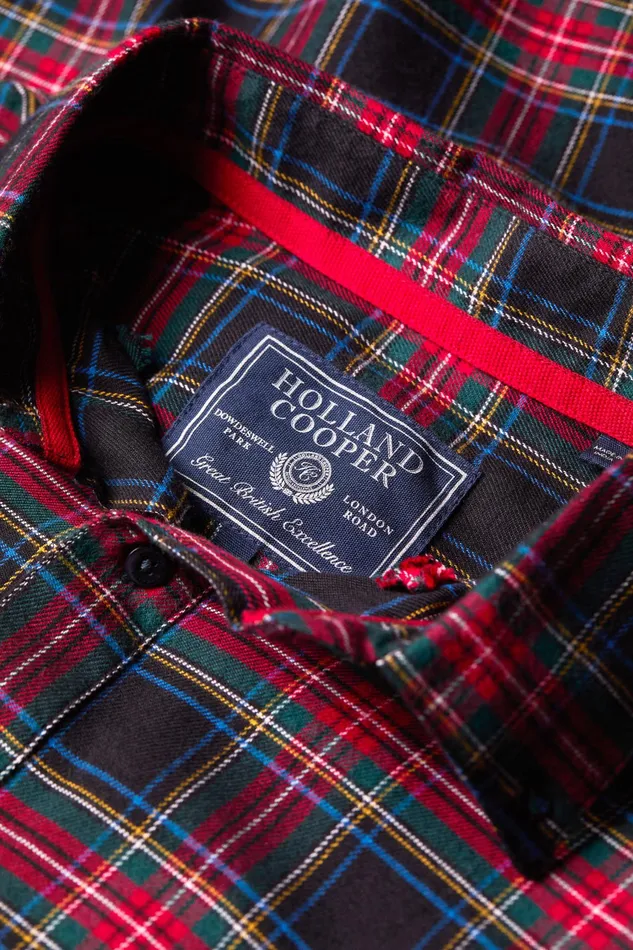Holland Cooper Classic Button Down Shirt Sandringham Red Men Shirts Holland Cooper Classic Button Down Shirt Sandringham Red Men Shirts