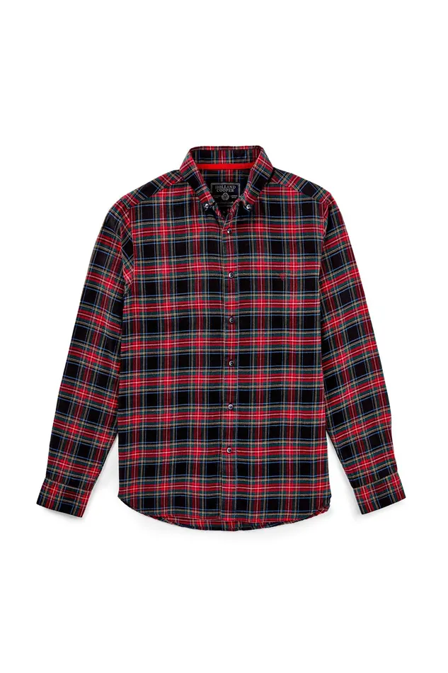 Holland Cooper Classic Button Down Shirt Sandringham Red Men Shirts Holland Cooper Classic Button Down Shirt Sandringham Red Men Shirts