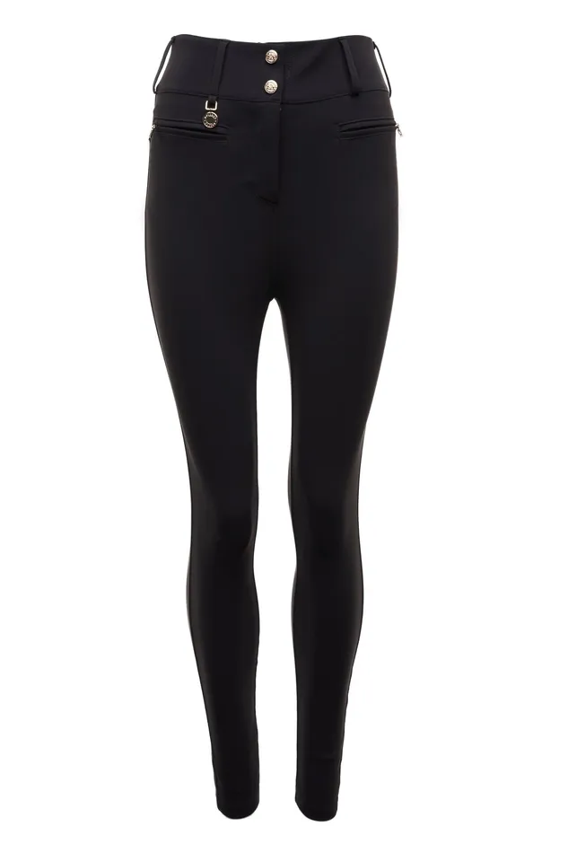 Holland Cooper Contour Trouser Black Women Trousers Holland Cooper Contour Trouser Black Women Trousers