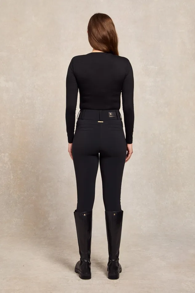 Holland Cooper Contour Trouser Black Women Trousers Holland Cooper Contour Trouser Black Women Trousers