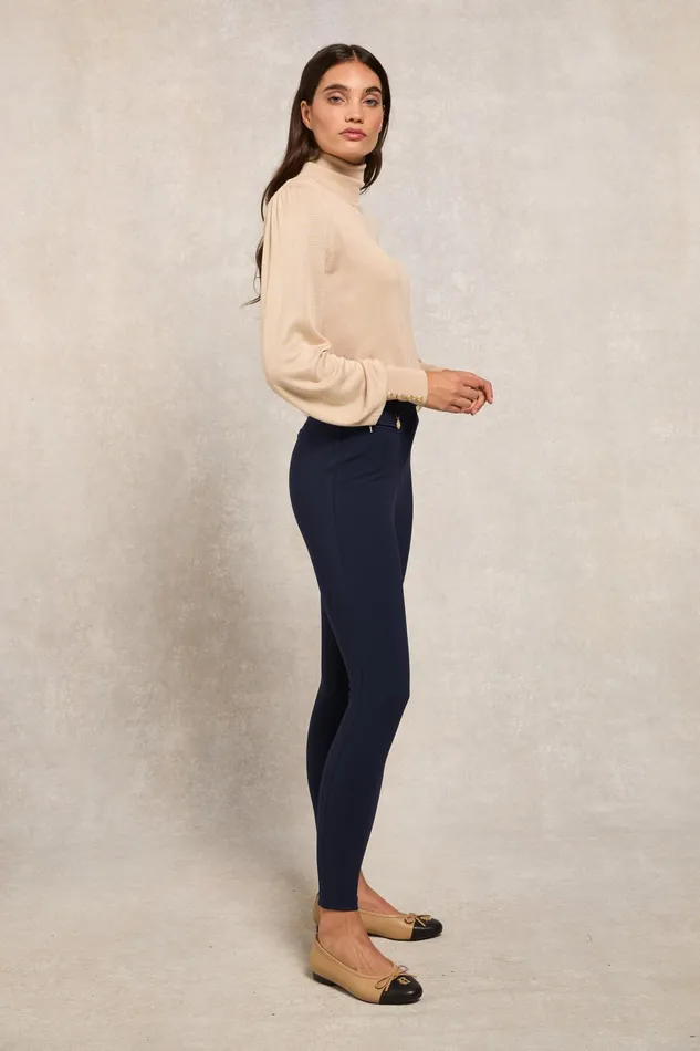 Holland Cooper Contour Trouser Ink Navy Women Trousers Holland Cooper Contour Trouser Ink Navy Women Trousers
