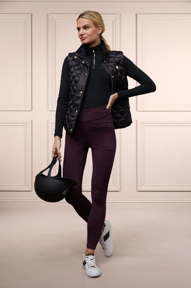 Holland Cooper Cooper Training Breeches Aubergine Women Breeches Holland Cooper Cooper Training Breeches Aubergine Women Breeches