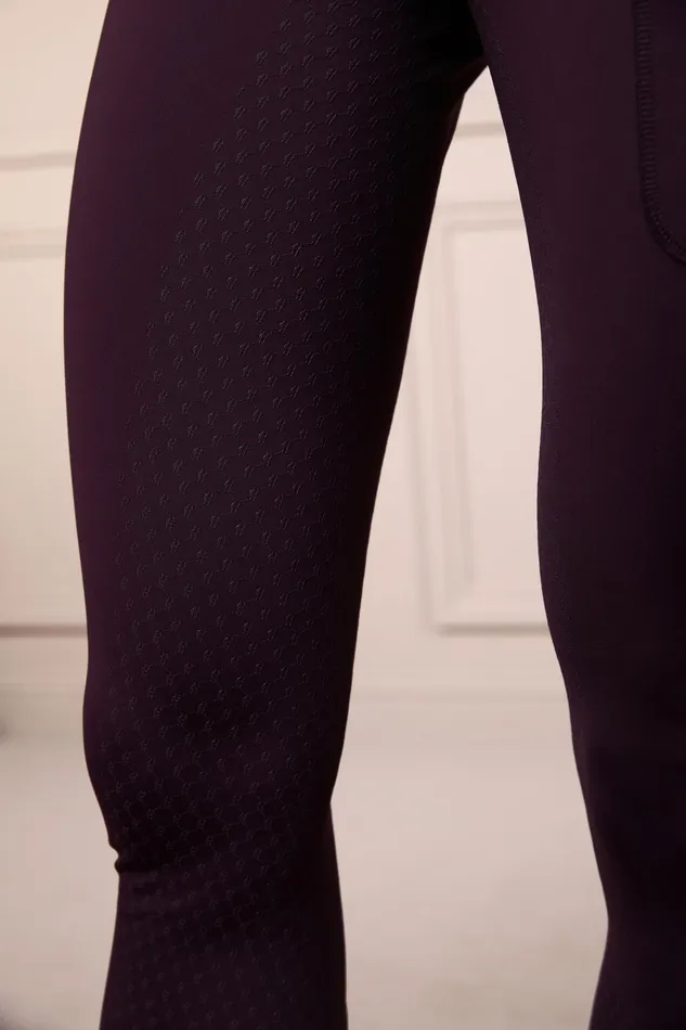 Holland Cooper Cooper Training Breeches Aubergine Women Breeches Holland Cooper Cooper Training Breeches Aubergine Women Breeches