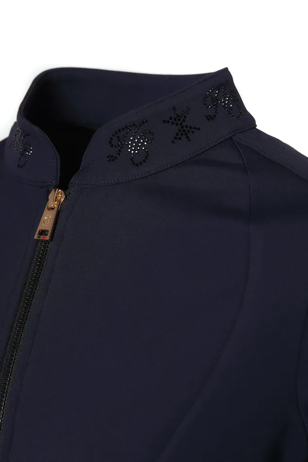 Holland Cooper Crystal Zip Jacket Ink Navy Women Jackets Holland Cooper Crystal Zip Jacket Ink Navy Women Jackets