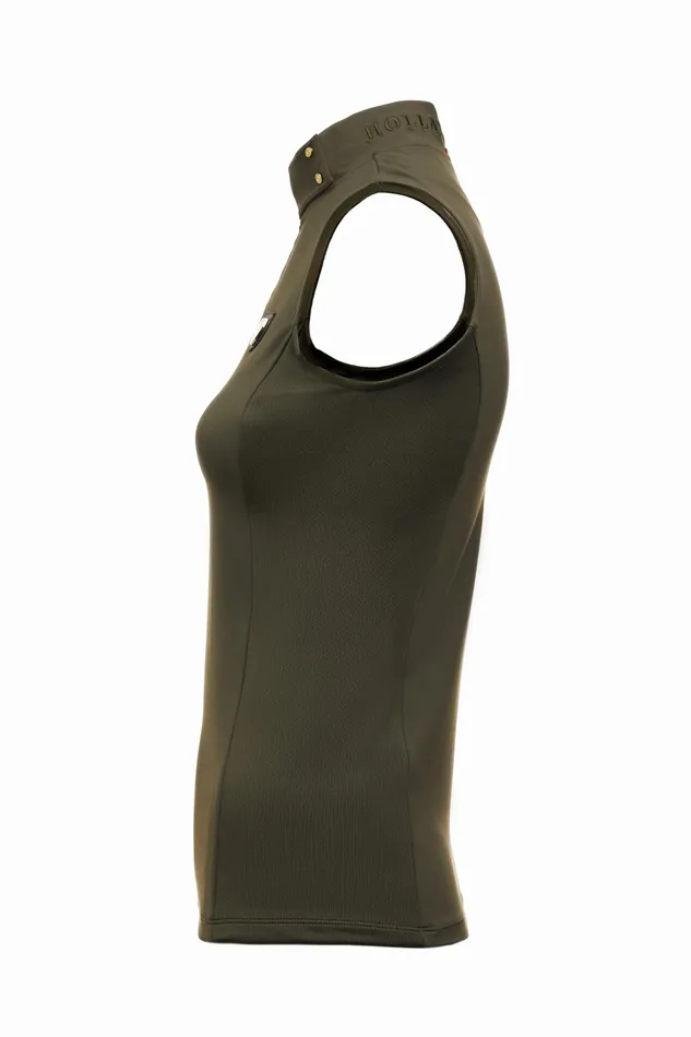 Holland Cooper Elite Sleeveless Base Layer Olive Women Base Layers Holland Cooper Elite Sleeveless Base Layer Olive Women Base Layers