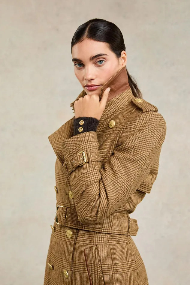 Holland Cooper Full Length Marlborough Trench Coat Tawny Women Tailoring