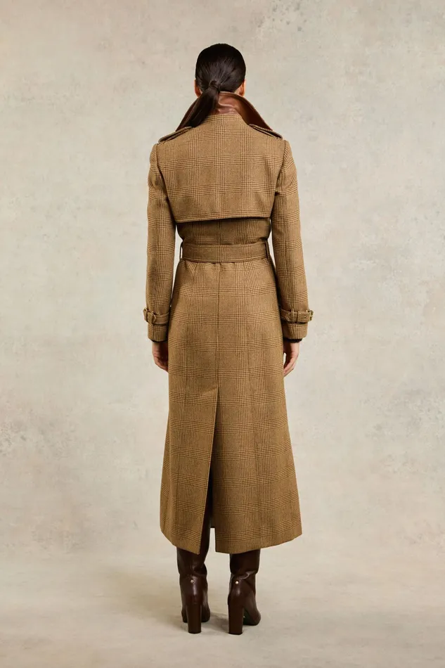 Holland Cooper Full Length Marlborough Trench Coat Tawny Women Tailoring
