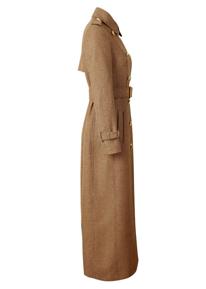 Holland Cooper Full Length Marlborough Trench Coat Tawny Women Tailoring