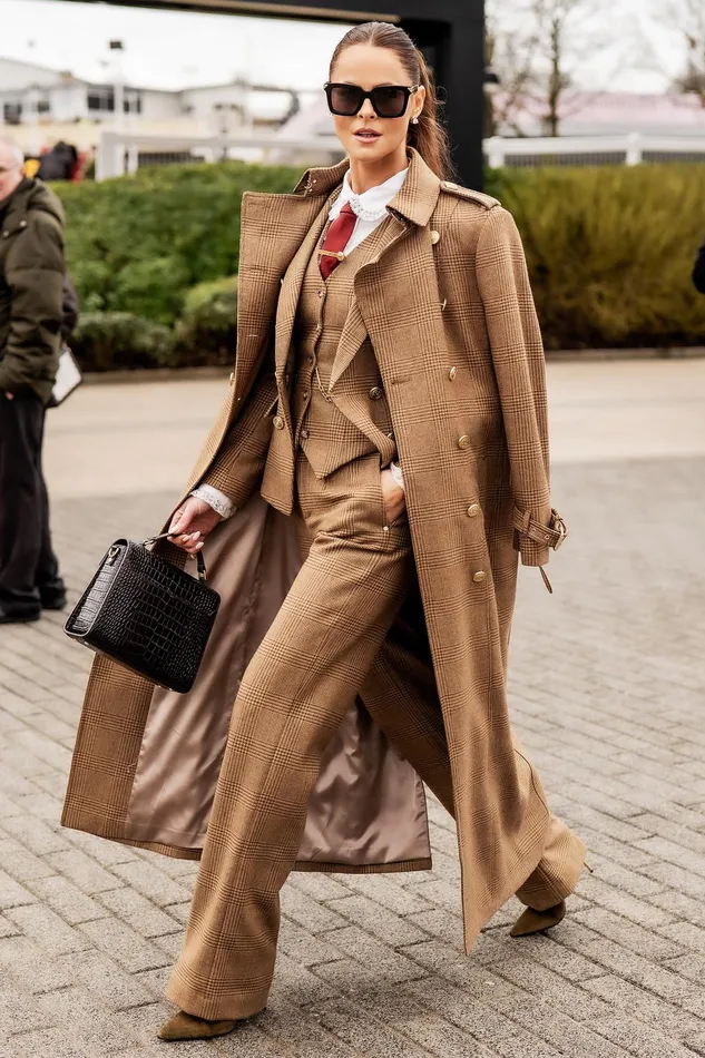 Holland Cooper Full Length Marlborough Trench Coat Tawny Women Tailoring