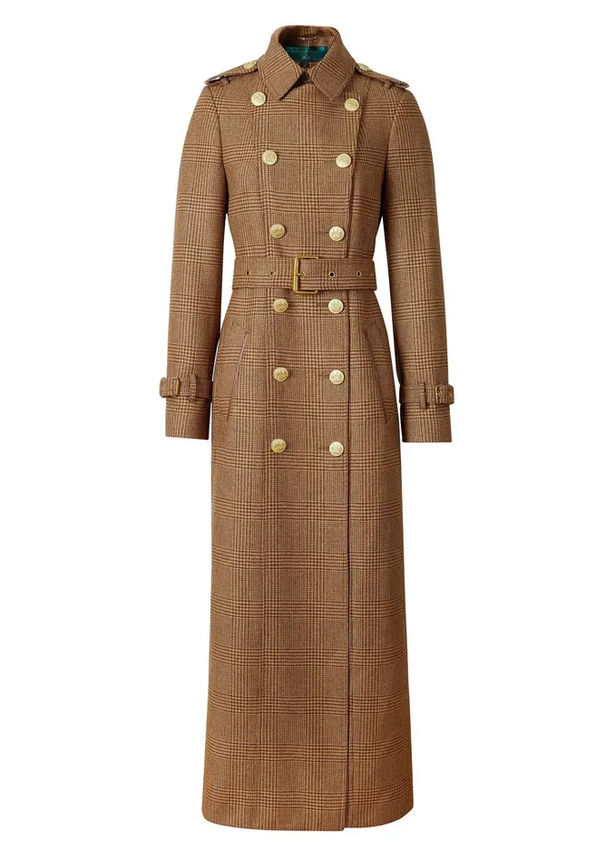 Holland Cooper Full Length Marlborough Trench Coat Tawny Women Tailoring