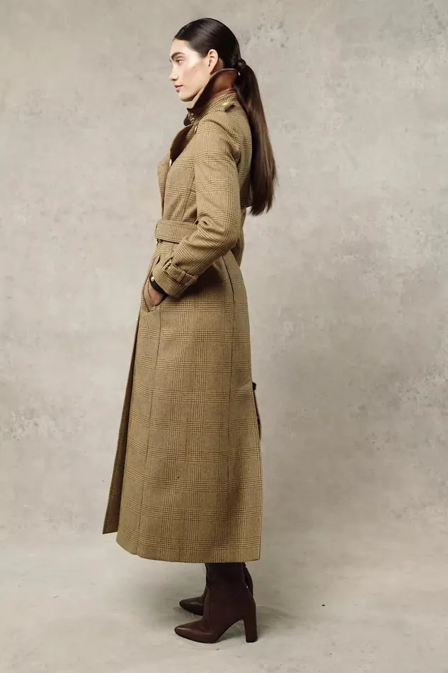 Holland Cooper Full Length Marlborough Trench Coat Tawny Women Tailoring