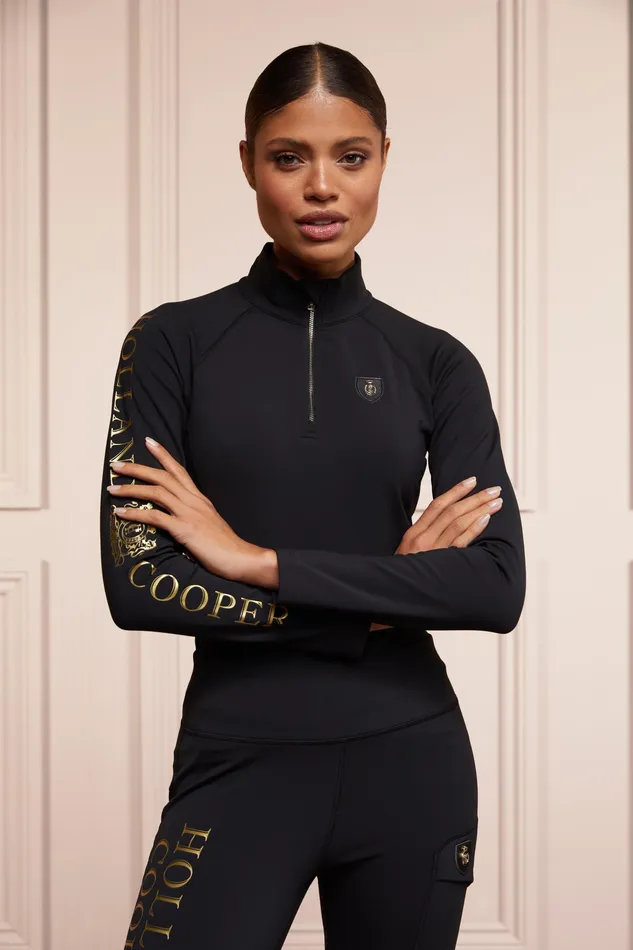 Holland Cooper Halcot Thermal Base Layer Black Women Base Layers