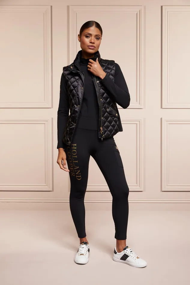 Holland Cooper Halcot Thermal Base Layer Black Women Base Layers Holland Cooper Halcot Thermal Base Layer Black Women Base Layers