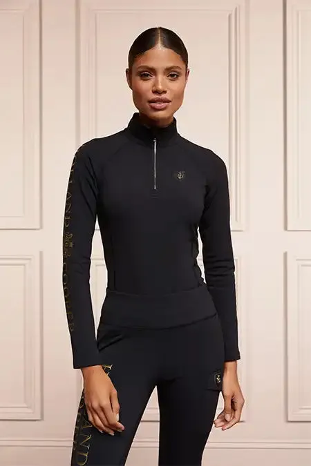 Holland Cooper Halcot Thermal Base Layer Black Women Base Layers Holland Cooper Halcot Thermal Base Layer Black Women Base Layers