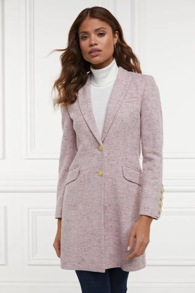 Holland Cooper Kempton Coat Anniversary Pink Women Tailoring