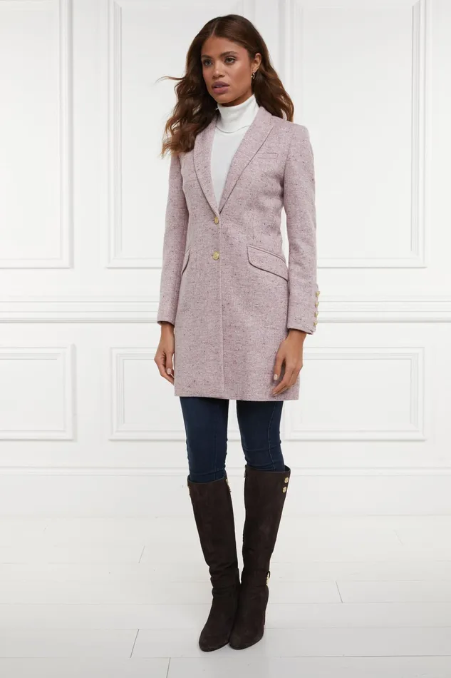 Holland Cooper Kempton Coat Anniversary Pink Women Tailoring