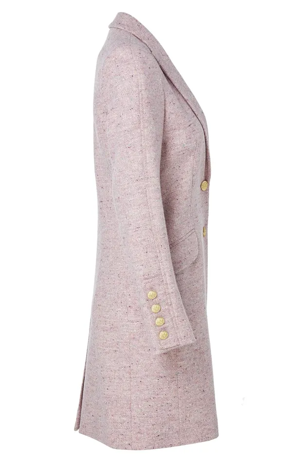 Holland Cooper Kempton Coat Anniversary Pink Women Tailoring