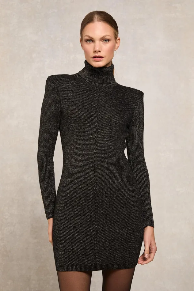 Holland Cooper Kensington Mini Dress Black Gold Women Dresses Holland Cooper Kensington Mini Dress Black Gold Women Dresses